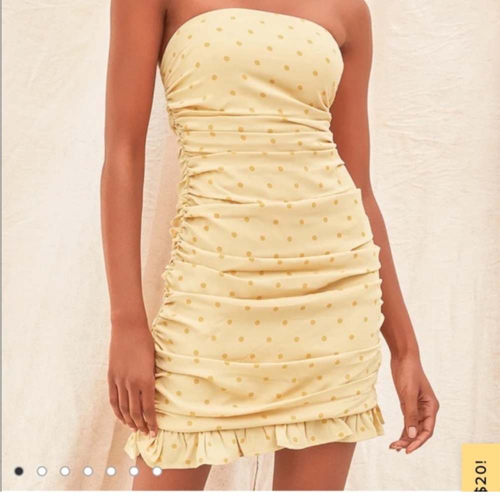 Lulus yellow dress